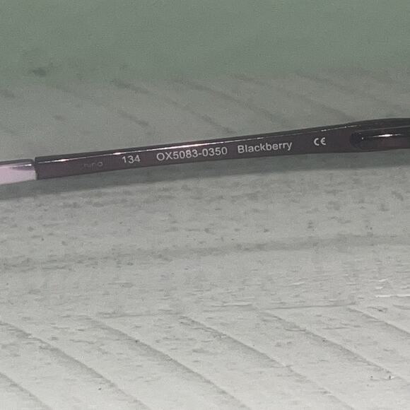Oakley Eyeglasses Frames Only, Martyr, OX5083-0350, 50-16-134, Blackberry (purp)